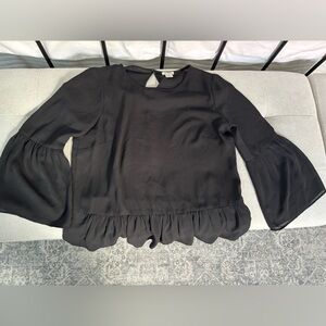 J. Crew Black Blouse